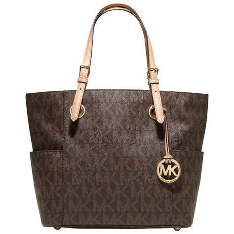 michael kors tassen brons|michael kors leather tote.